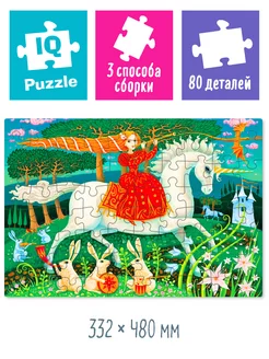 IQ Puzle ar atšķirībām: Pasaku princese.