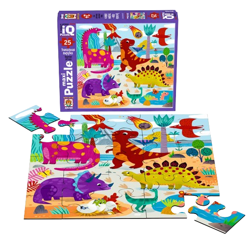 IQ Puzle MAXI 25 el. Dinozauri