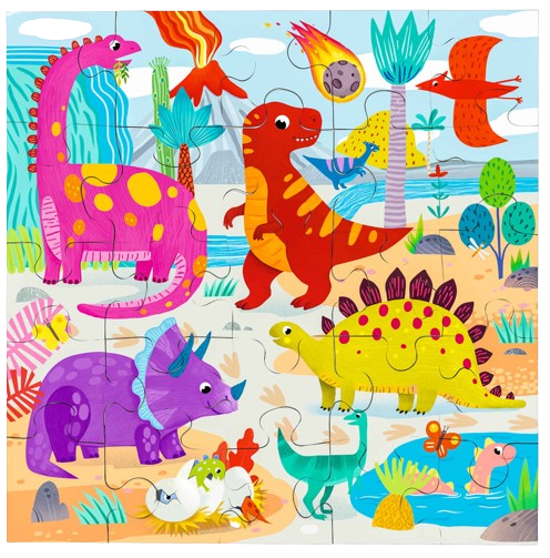 IQ Puzle MAXI 25 el. Dinozauri