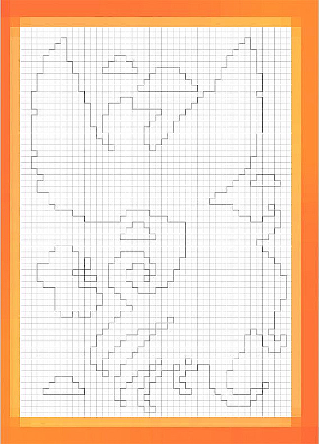 Пиксельная раскраска "Сказочная страна"