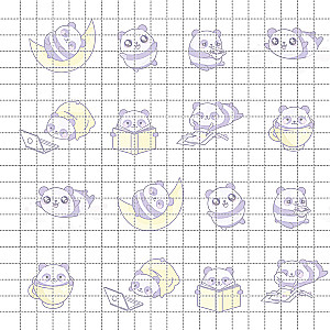 Kawaii Vibe piezīmju grāmatiņa (rozā, avokado)