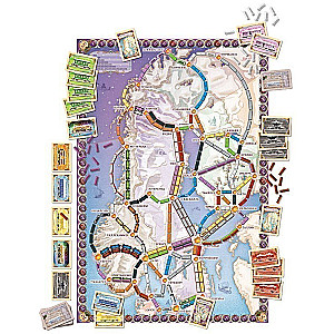 Galda spēle Ticket to Ride. Ziemeļu valstis