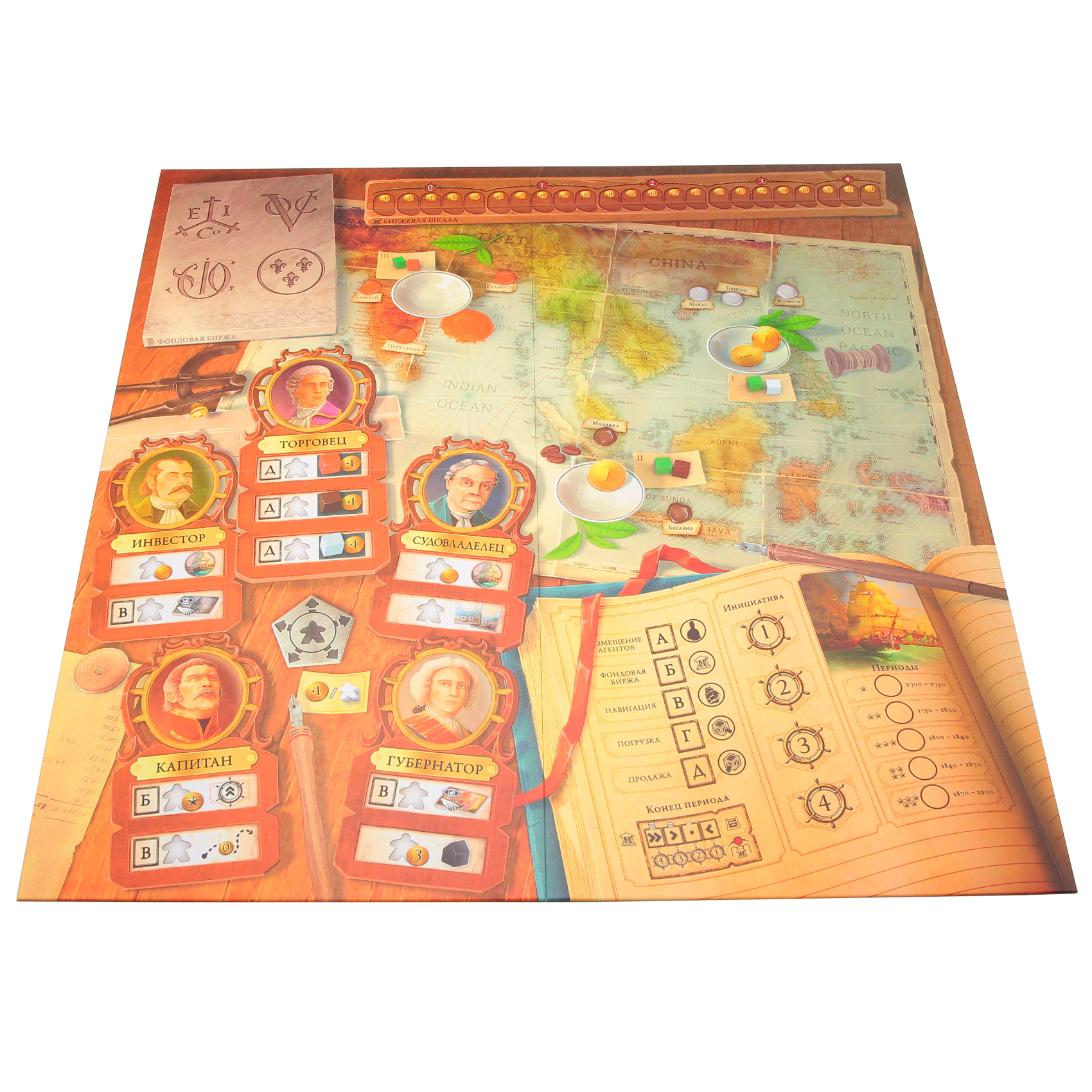 Galda spēle “The East India Company”