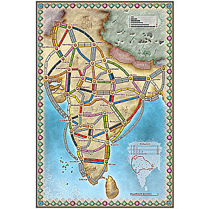 Galda spēle Ticket to Ride: Indija un Šveice
