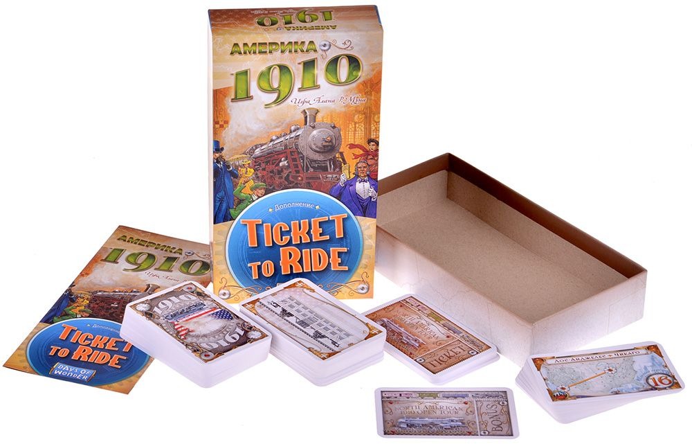 Настольная игра "Ticket to Ride: Америка". Дополнение