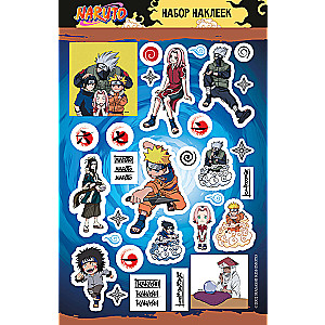 Naruto. Uzlīmju komplekts (Hokage)