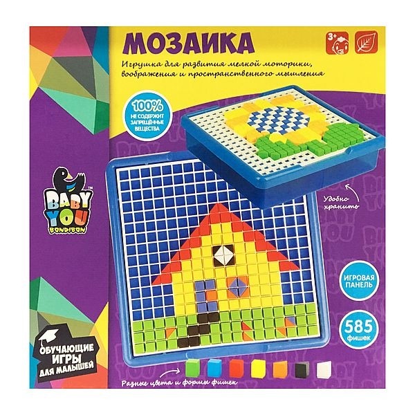 Мозаика для малышей "Пиксельная"
