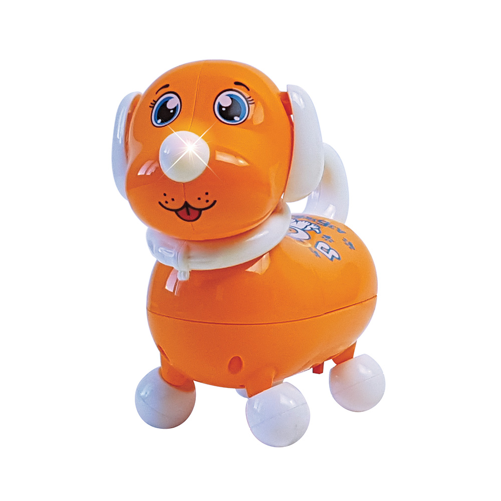 Оранжевый говорящий щенок