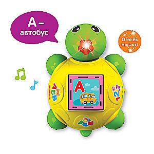 Alfabēts ar zaļo bruņurupuci