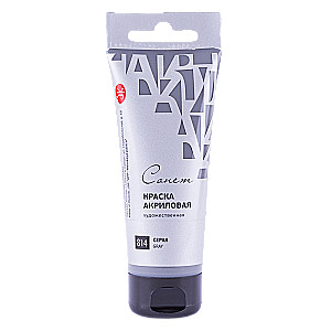 Akryla krāsa pelēka «Sonet» tūbiņā, 120 ml