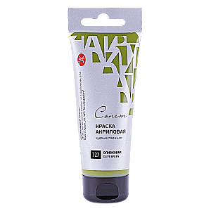 Akrila krāsa olīvu krāsā «Sonet» tūbiņā, 120 ml