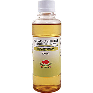 Linsēklu eļļa gleznošanai, blīvēta Nr. 2, 220 ml
