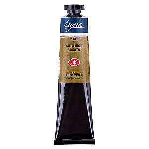 Akrila krāsa mākslinieciskā Ladoža 46 ml, Antīkais zelts