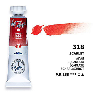 Akrila krāsa mākslinieciskā Baltās naktis 10 ml., Sarkanā