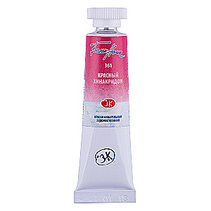 Akrila krāsa mākslinieciskā Baltās naktis 10 ml., Sarkanais hinakridons