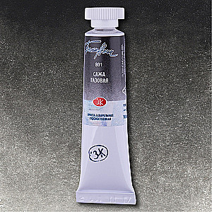 Akrila krāsa mākslinieciskā Baltās naktis 10 ml., Gāzes sodrēji