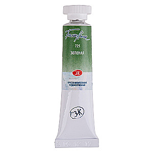 Akrila krāsa mākslinieciskā Baltās naktis 10 ml., Zaļa