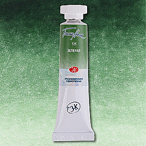 Akrila krāsa mākslinieciskā Baltās naktis 10 ml., Zaļa