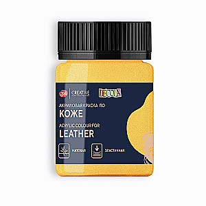 Akrila krāsa ādai Decola 50 ml, Zeltīts
