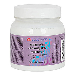 Mediņš akrila Fliud-arts 220 ml, spīdīgs