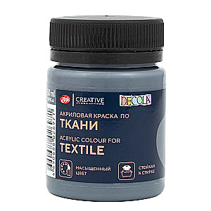 Akrila krāsa audumiem dekoratīvai radošai darbībai Decola, 50 ml, mēness nakts