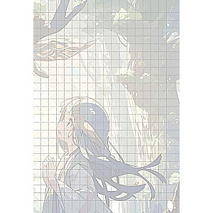 Bloknot Anime Magic. Meitene sarkanā