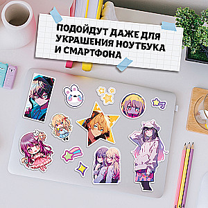 Anime uzlīmes. Zvaigžņu sapņi