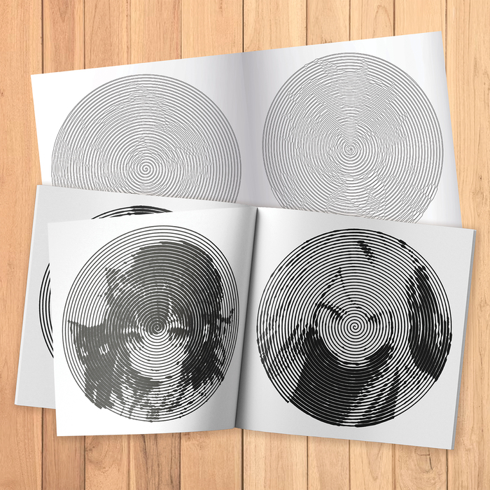 Krāsojamā spirāle "Anime"