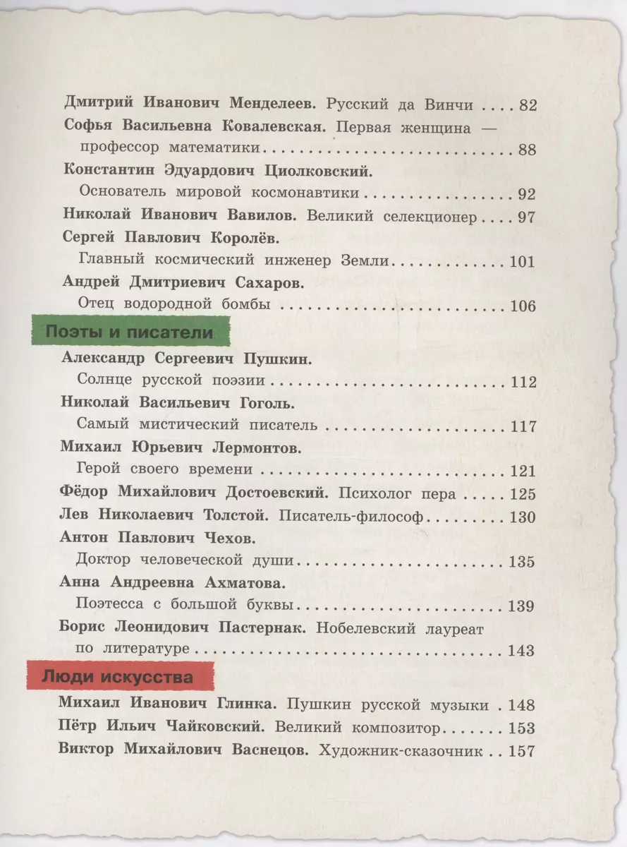Izcilie krievu cilvēki, par kuriem zina viss pasaulē no 8 līdz 10 gadiem