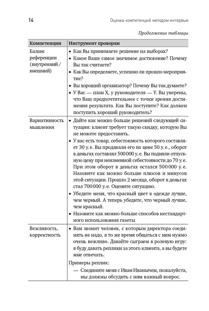 Novērtējums kompetencēm, izmantojot intervijas metodi: Universāls ceļvedis