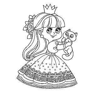 Krāsošana. Princeses