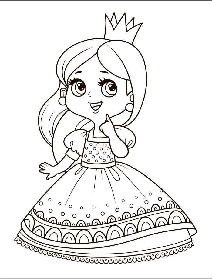 Krāsošana. Princeses