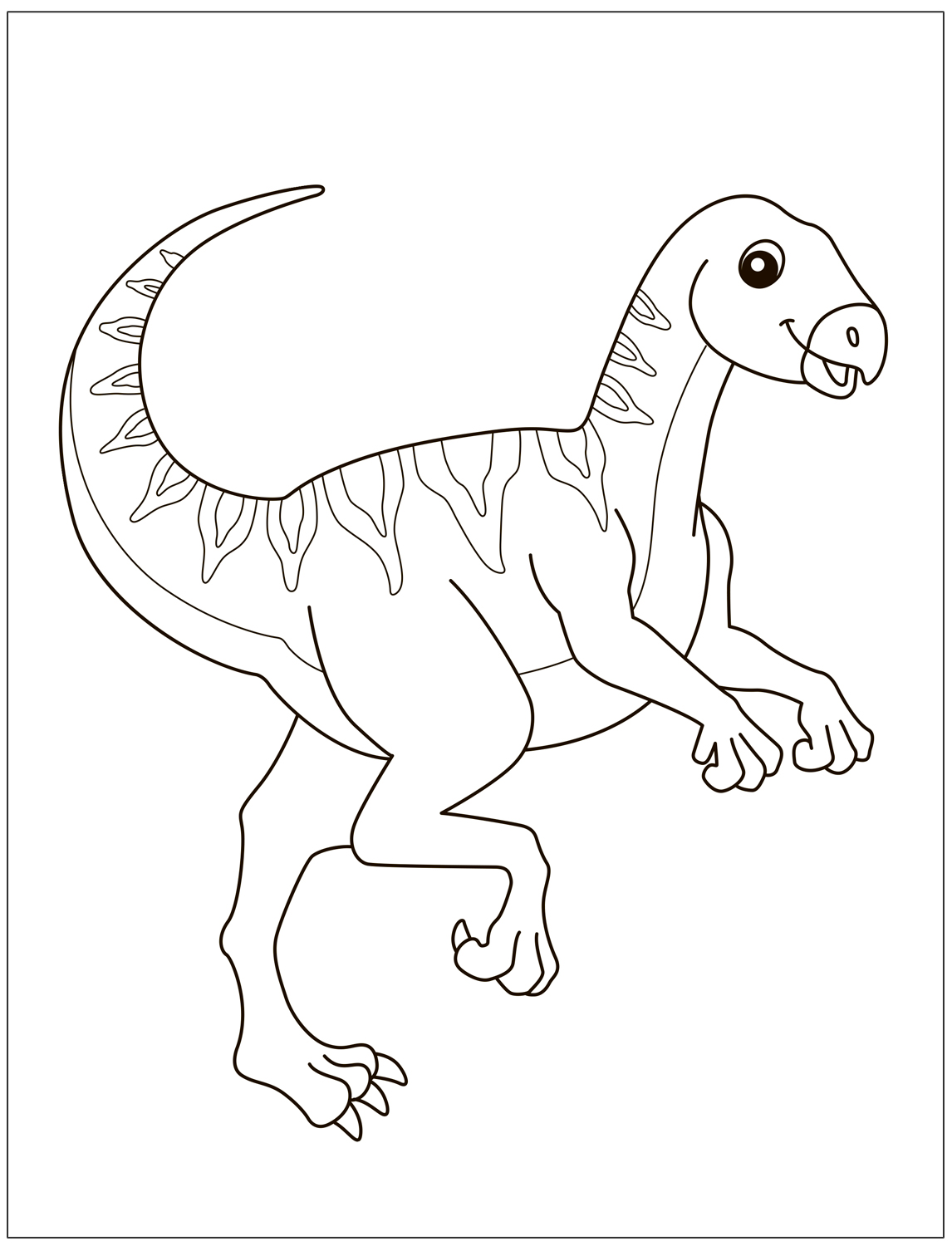 Krāsojamā grāmata mazajiem Dinosauri