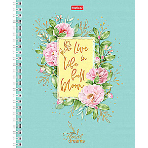 Zīmēšanas bloks Floral dreams 4 diz. blokā