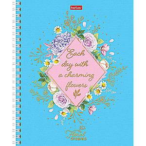 Zīmēšanas bloks Floral dreams 4 diz. blokā