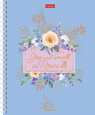 Zīmēšanas bloks Floral dreams 4 diz. blokā