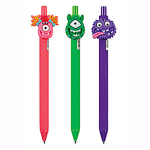 Kugle pildspalva “MONSTER” 0.7 mm, zila