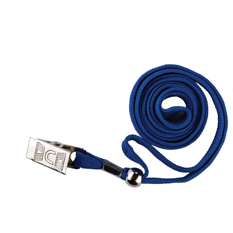 Kakla siksna ar klipsi identifikācijas kartei, 42 cm (asorti)