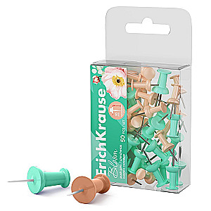 ErichKrause Pastel Bloom kancelārijas naglas