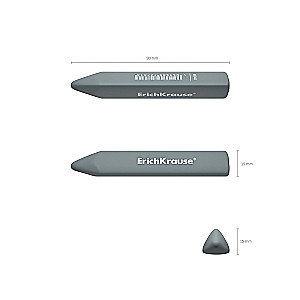 Eraser ErichKrause Tri Stick (krāsu maisījums)