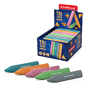 Eraser ErichKrause Tri Stick (krāsu maisījums)