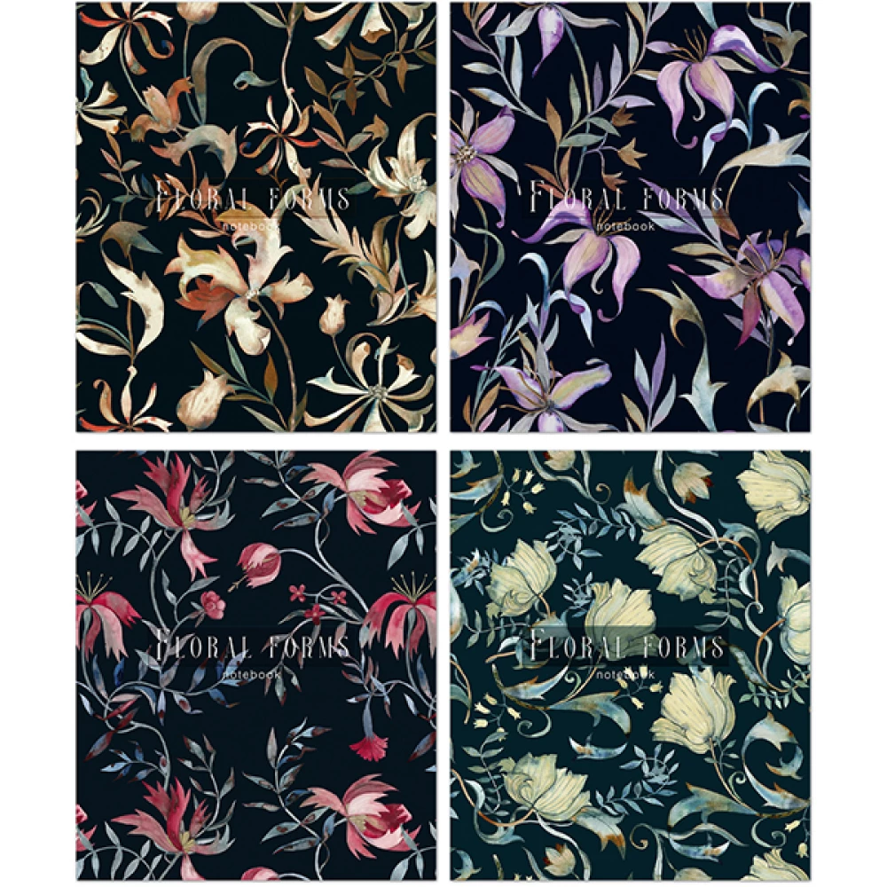 Zīmēšanas bloks Floral forms