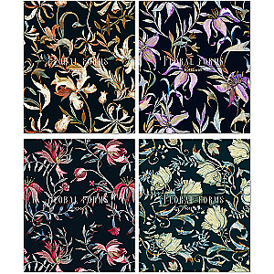 Zīmēšanas bloks Floral forms