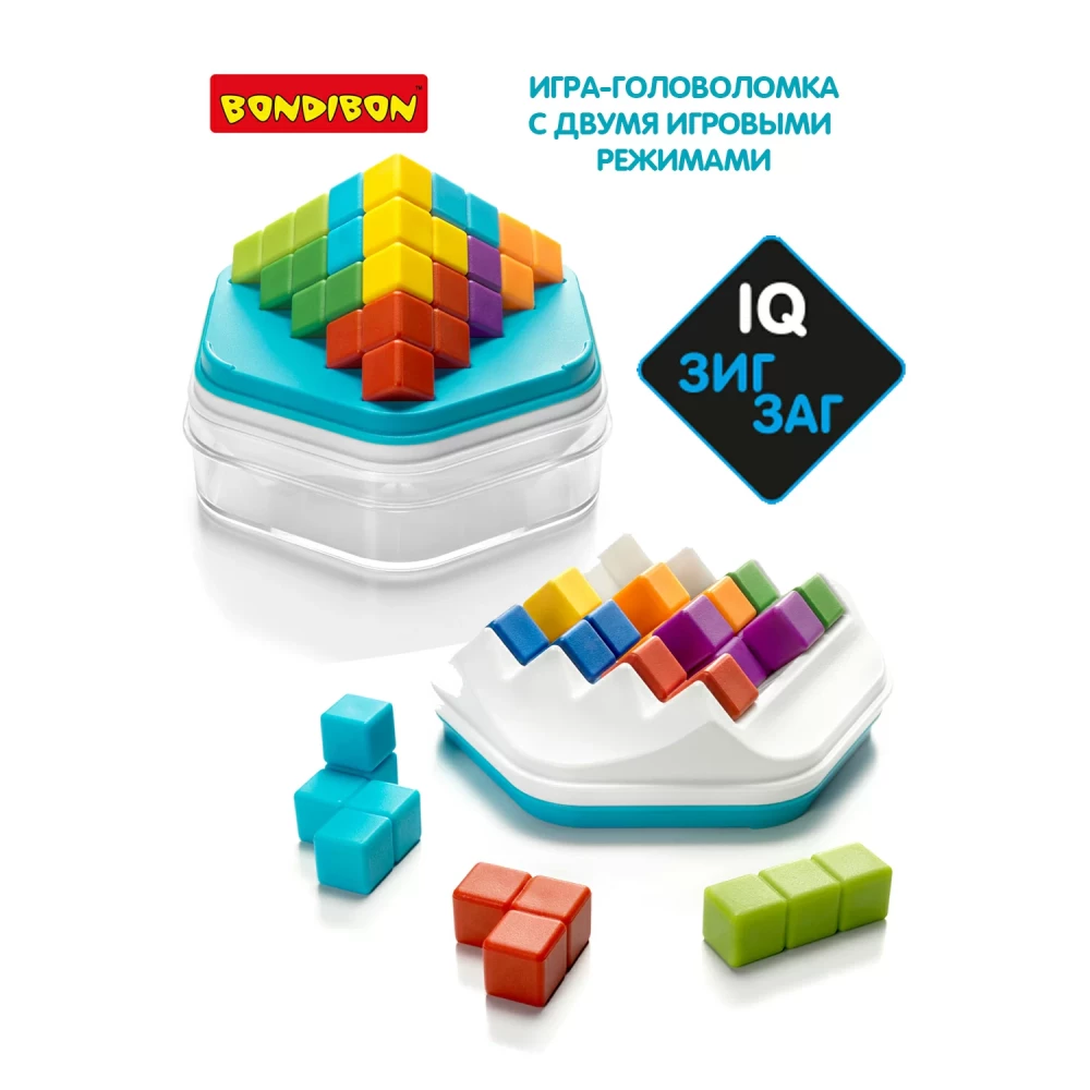 Loģiskā spēle Bondibon IQ-Zigzags