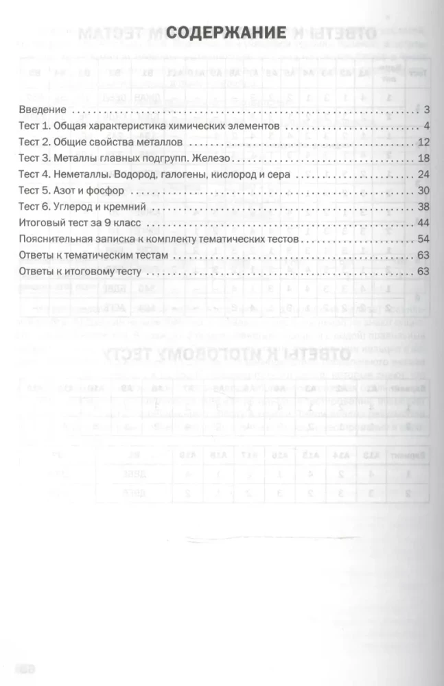 Ķīmija. 9. klase. Tematiski testi