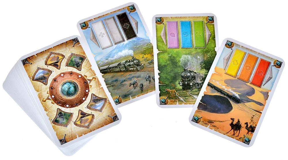 Galda spēle - Ticket to Ride. Āfrikas sirds (paplašinājums)