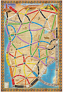 Galda spēle - Ticket to Ride. Āfrikas sirds (paplašinājums)
