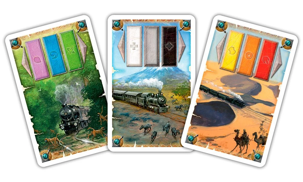 Galda spēle - Ticket to Ride. Āfrikas sirds (paplašinājums)