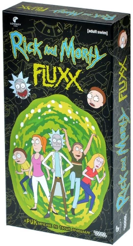 Galda spēle - Fluxx. Riks un Mortijs
