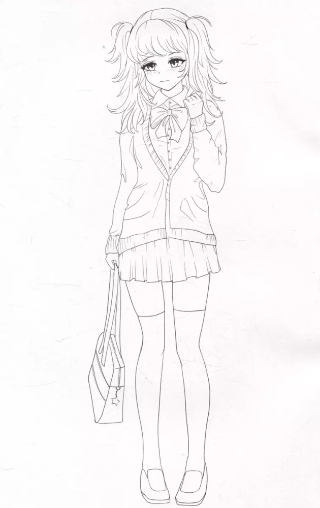 RAZKRĀSA Fashion Anime. Skolas stils